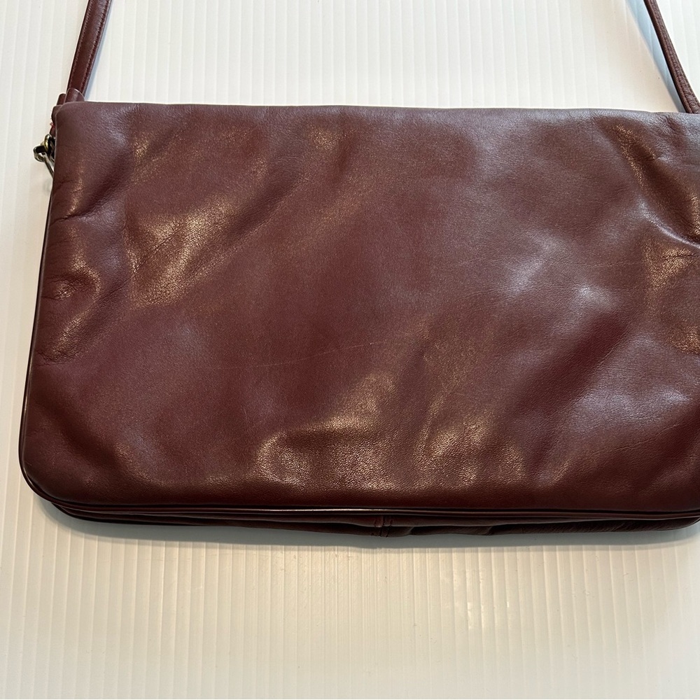 Etienne Aigner Vintage Burgundy Monogram Purse With Strap - Picture 2 of 12